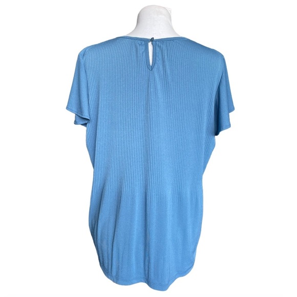 Flowy Philosophy Steel Blue Top - Picture 7 of 11